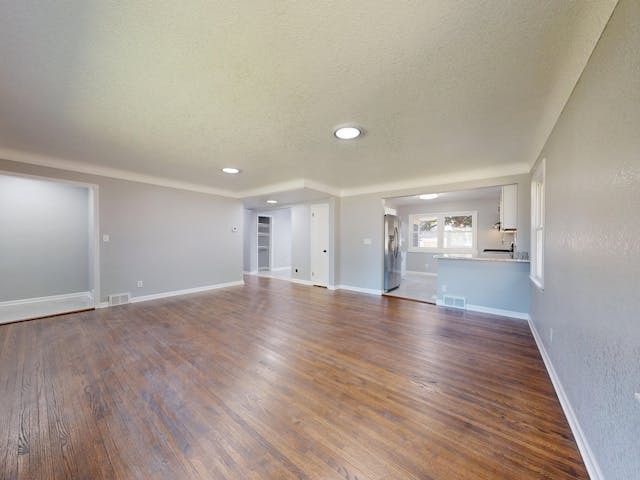 empty room with hardwood floors