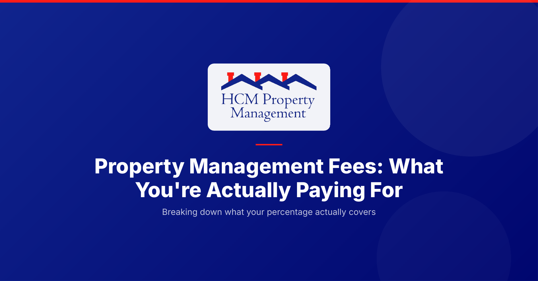 How much does property management cost in Los Angeles California